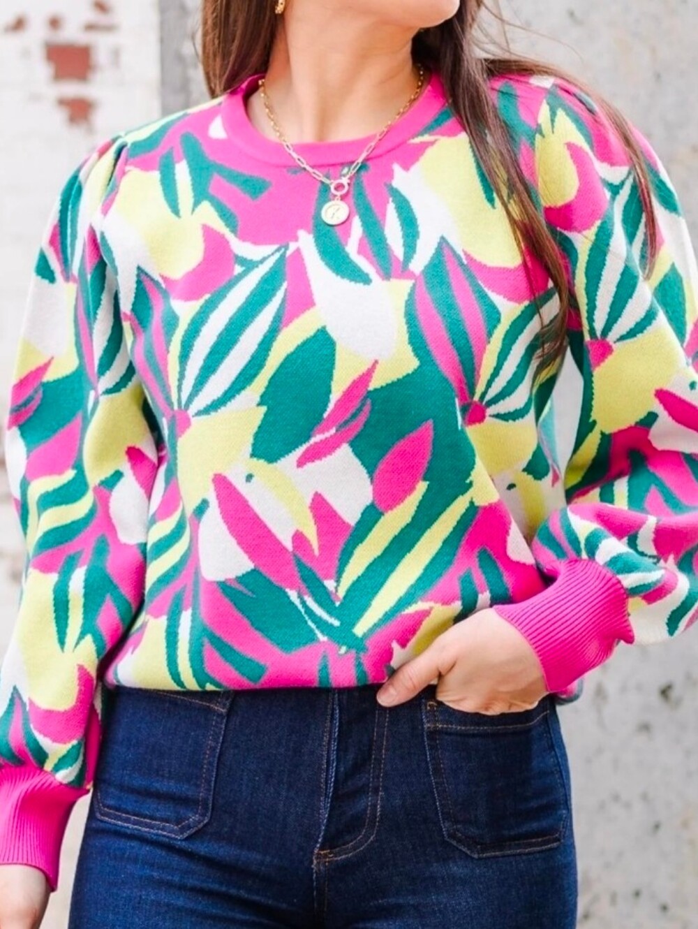 Michelle McDowell Bombshell Blooms Hallie Sweater